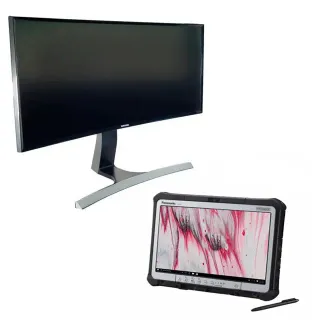 Tablet ruggedizzato Panasonic + Monitor curvo 34"