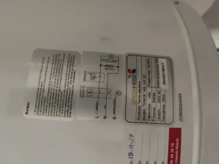 Termo Eléctrico GREENHEISS 140L Blanco