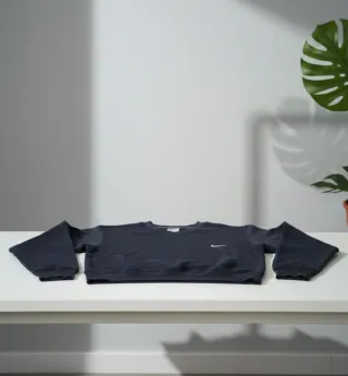 Sudadera Nike Vintage V-Neck Azul Marino Talla M