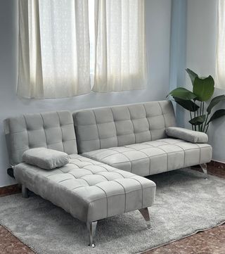 Sofá Cama Chaiselongue Gris en PROMOCION