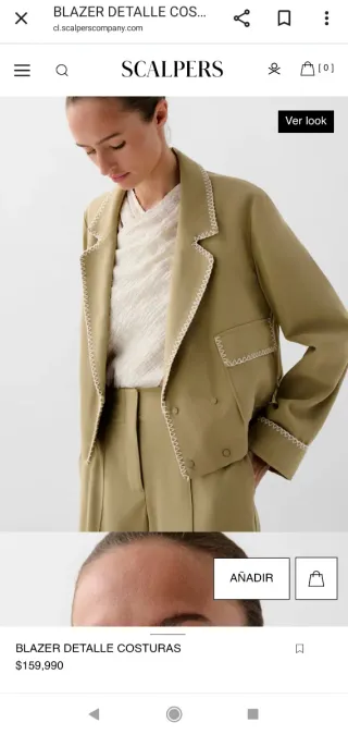 Traje Sastre Mujer Scalpers Verde