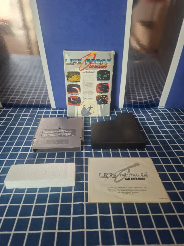 NES LIFE FORCE SALAMANDER ORIGINAL COMPLETO