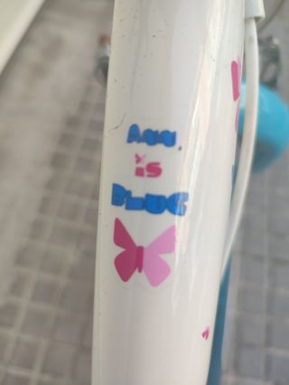 Bicicleta B'Twin  Blue 24 Pulgadas 6 Velocidad