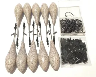 10 plomos de pesca Surfcasting, grapas, urfes.