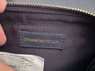 Bolso Adolfo Domínguez Piel Negro Gris