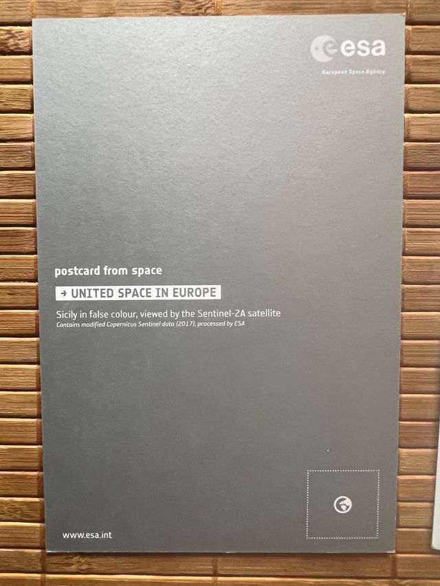 Postales de Satélite. Agencia Espacial Europea