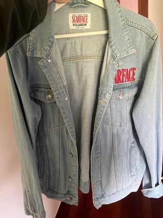 Chaqueta Vaquera Pull&Bear Scarface Talla M