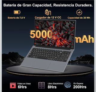 NUEVA Portátil 15.6 Celeron N5095 8GB RAM 256GB S