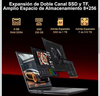 NUEVA Portátil 15.6 Celeron N5095 8GB RAM 256GB S