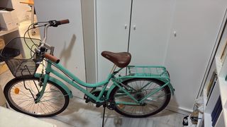 Bicicleta infantil color menta
