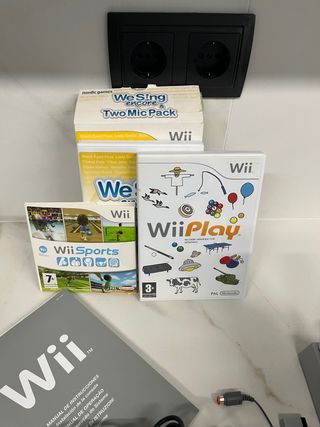 Nintendo Wii Consola Blanca + Juegos y Accesorios
