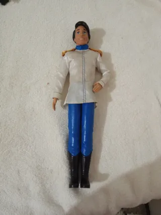 Lote 3 Barbies y Príncipe Eric Disney