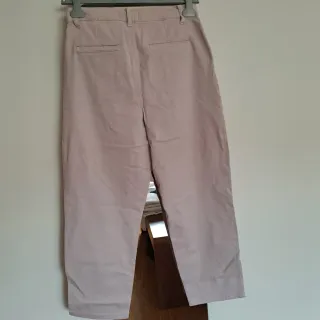 Pantalón vestir mujer Mango T40 color lila