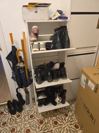 Zapatero Bissa blanco ikea 3 cuerpos