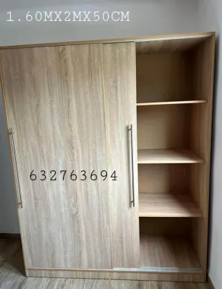 Armario corredero 1.6m x 2m x 50cm