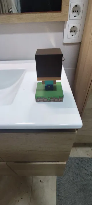 Lámpara Steve Minecraft