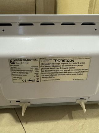 Microondas EAS ELECTRIC Grill Blanco