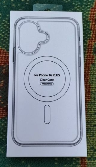 Funda iPhone 16 Plus Transparente  con Protectores