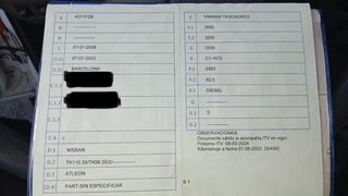 Camión Nissann 2007