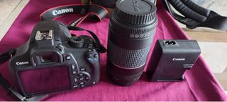 Canon EOS 1200D, objetivo Canon 18-55 y 70-30