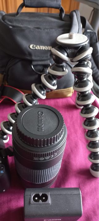 Canon EOS 1200D, objetivo Canon 18-55 y 70-30