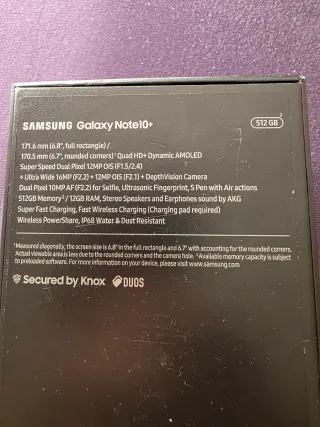 Samsung Galaxy Note 10+ 512GB