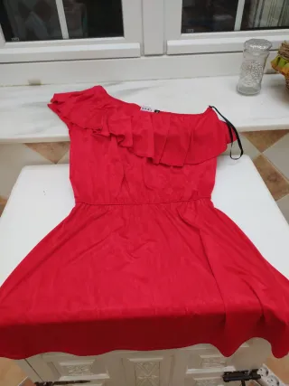 Vestido juvenil KIRA rojo talla S