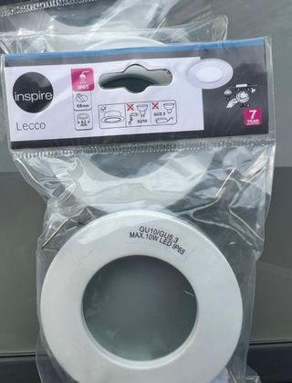 Lote 77 Focos Techo Inspire Plata Metal