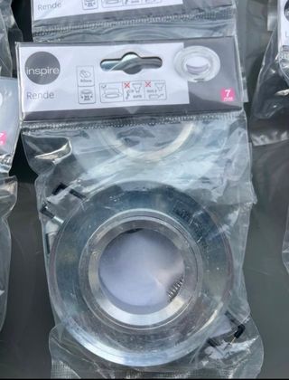 Lote 77 Focos Techo Inspire Plata Metal