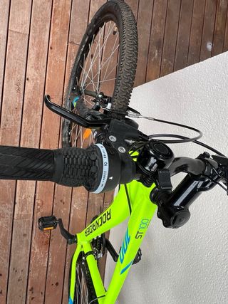 Bicicleta Rockrider MTB Verde Neón