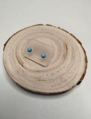 Pendientes Turquenita 4/6/8mm de plata