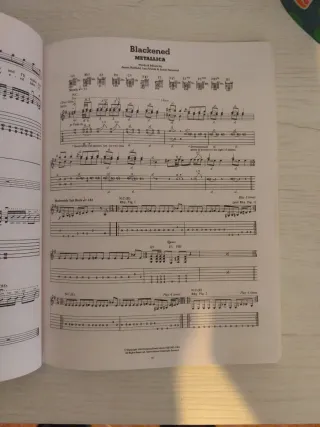 Libro Partituras Heavy Metal