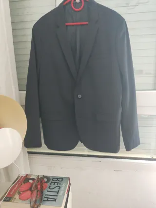 Americana azul caballero