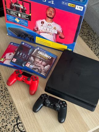 PS4 Slim 1TB + FIFA 20, Call of Duty, Until Dawn