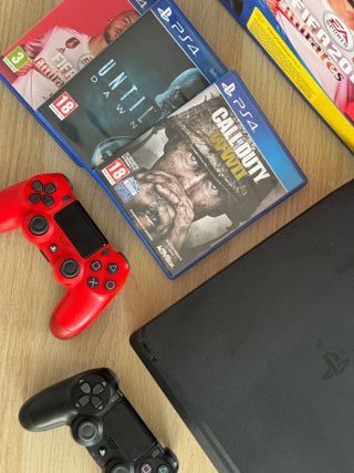 PS4 Slim 1TB + FIFA 20, Call of Duty, Until Dawn