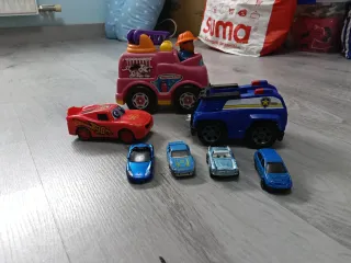 Lote de 7 coches de juguete