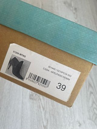 Botines marrones tacón hebilla