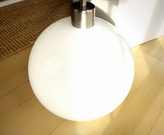 Lámpara Techo Ikea Jarpliden Vidrio Blanco