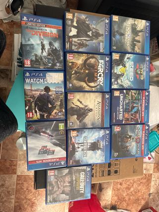 PS4 Slim Nera + Controller + Giochi