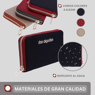 DON ALGODON - Monedero con tarjetero Mod. Silvia