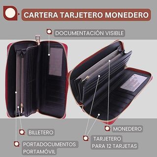 DON ALGODON - Monedero con tarjetero Mod. Silvia