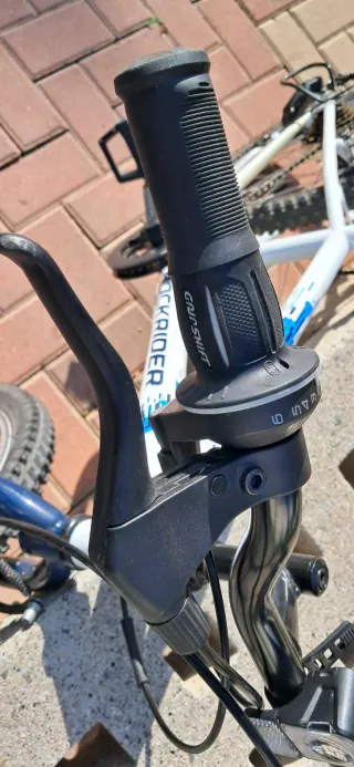 Bicicleta Rockrider 20 Blanca y Azul