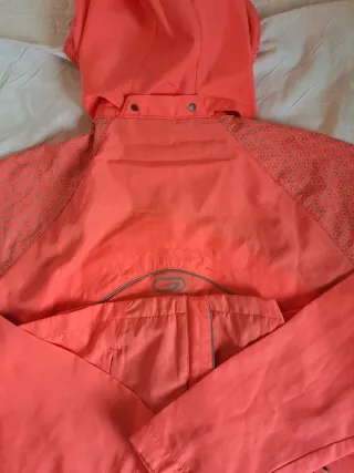 Chaqueta cortavientos Kalenji naranja