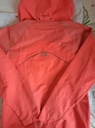 Chaqueta cortavientos Kalenji naranja