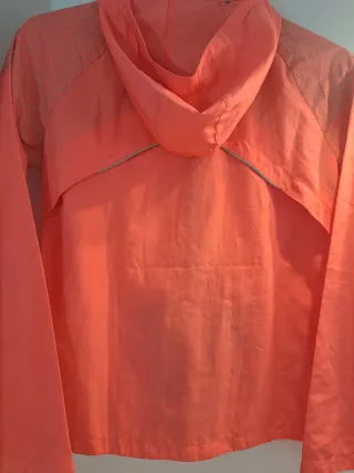 Chaqueta cortavientos Kalenji naranja