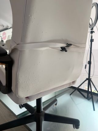 Silla Gamer Rosa y Blanca