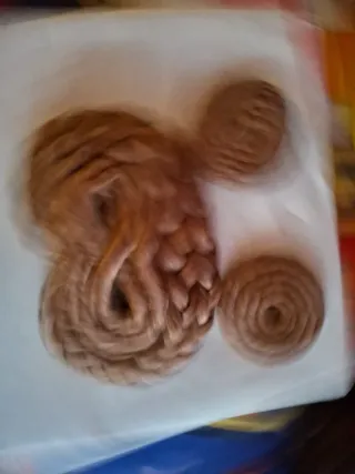 Conjunto pelo fallera marrón y dorado