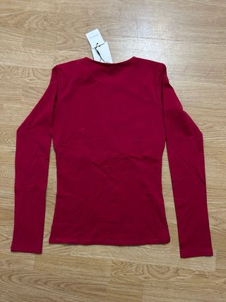 Jersey Zara Rojo Talla S