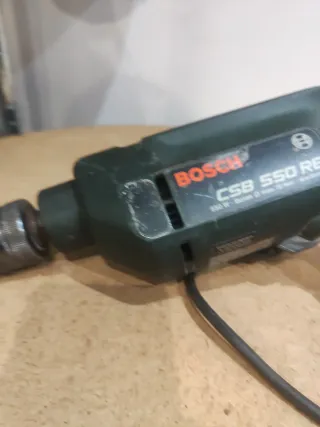 Taladro Bosch CSB 550 RE escobillas gastadas