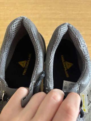 Zapatos Seguridad DeltaPlus Talla 45 Gris